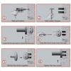 HIGOH Towel Rack Double Towel Bar with Hooks, Kitchen Anti-Rest Towel Stick Wall Mountedbathroom Towel Holder Towel Holder Bathroom Hardware/Silv
