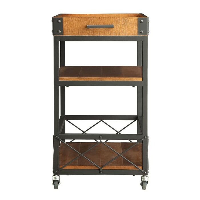 SDFGH Restaurant Food Delivery Cart Hotel Clubhouse Wine Cart Trolley Service Cart Drink Tea Trolley Kitchen Cart (Color : B, Size : 80 * 40 * 75