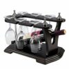 Wine racks metal Creative Wine Rack Solid Wood Wine Rack Hanging Wine Rack Goblet Holder Cup Holder Glassware Rack Shelf Wine Cooler Partition De