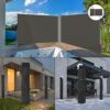 SUDIWEI Retractable Side Awning Cover Suitable for 71''*118''Retractable Privacy Screen Outdoor Rain and Snow Protection Patio Retractable Awning