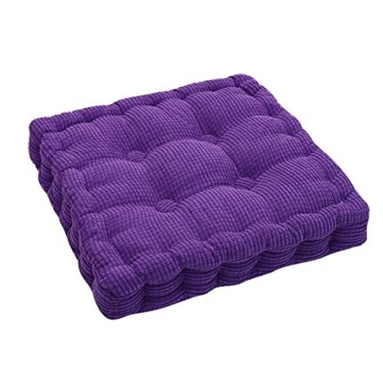 ASDF Garden Furniture Pad, Outdoor/indoor Water Thicken 2 Seater Bench And Patio Furniture Pad Cushion 50x50cm purple-8