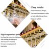 SUCHETA European Wine Rack Iron Hanging Wine Rack Upside Down Wine Glass Holder Simple And Stylish Used In Restaurants, Bars, Homes, Etc. Home De