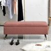 Storage Ottoman Bench for Bedroom, Premium Storage Bench End of Bed Upholstered Bench, Modern Bedroom Bench Entryway Bench Ottoman, for Bedroom,