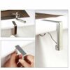 ZoomSky 4pcs Tablecloth Clips, Picnic Table Cloth Holder Stainless Steel Table Cover Clamps Silver Tablecloth Clamp Holders for Home Kitchen Picn