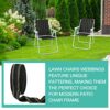 2 1/4 Inch x 200 Ft Lawn Chair Webbing with 100 Pieces Webbing Clips Lawn Chair Re Web Kit Chair Replacement Webbing Patio Furniture Outdoor Chai
