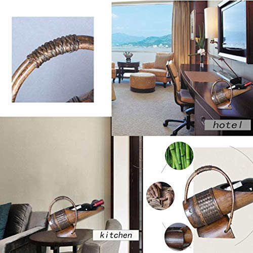 CZDYUF Wine Rack - Rack Decoration Creative Wine Glass Shelf Wood Retro Wine Display Rack