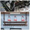 Stylish Simplicity Ceiling Stylish Simplicity Down Wine Bottle Rack Stylish Simplicity Industrial Retro Metal Stylish Simplicity Goblet Rack Crea