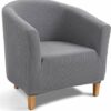 Tub Chair Covers for Armchairs, Armchair Covers Stretch Tub Chair Cover Removable Washable Sofa Couch Cover for Bar Counter Living Room Reception
