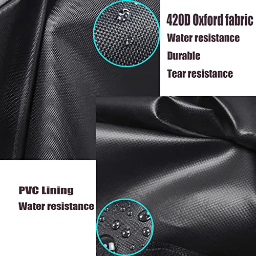 OUTLS Garden Furniture Cushions Storage Bag 173cm, Rip Proof, Anti-UV, 420D Oxford Fabric Christmas Tree Storage Bag with Sturdy Zipper and Handl