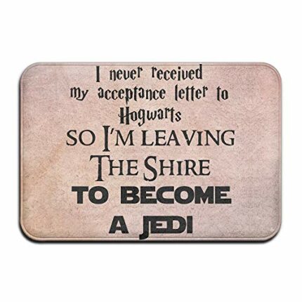 I Never Got My Acceptance Letter Doormat Entrance Mat Floor Mat Rug Indoor/Outdoor/Front Door/Bathroom Mats Rubber Non Slip