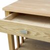 Vida Designs Ashton 1 drawer Lamp Table, Bedroom Furniture, Oak Wax Finished