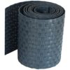 workingHOUSE Polyrattan Privacy Screen Strips for Double Bar Mesh Weatherproof Strips for Fence, Balcony and Terrace - Maintenance-Free and Easy