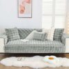 Hufu Rabbit Plush Sofa Cover, Soft Warm Sofa Slipcover For Corner L Shape 1 2 3 Seater, Non-Slip Velvet Sofa Cushion Covers, Thick Furniture Prot