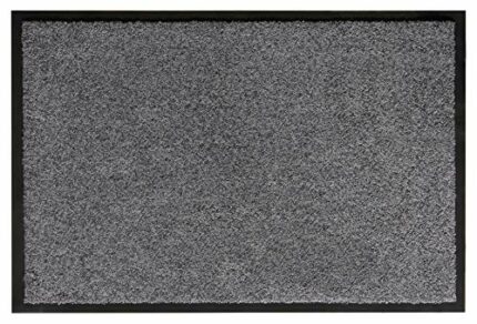 Andiamo Dirt Trapper Mat for Entrance Area, Indoor and Outdoor Doormat, Floor Mat, grey, 80 x 120 cm