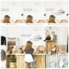 SUPVOX Irregular Mirror 1pc Acrylic Cloud Shaped Baby Nursery Mirror, Self Adhesive Cloud Shaped Mirror, Safe Mirror Wall Decorative Mirror Acryl