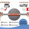 Shower Hose 1.5m - SAMODRA 10mm Large Bore Stainless Steel Shower Hose Replacement Leakproof & Anti-Kink, Chrome