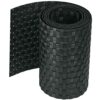 workingHOUSE Polyrattan Privacy Screen Strips for Double Bar Mesh Weatherproof Strips for Fence, Balcony and Terrace - Maintenance-Free and Easy