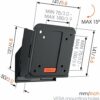 Vogel’s 2015 Tilting Wall Mount for TV Upto 17 - 26-Inch