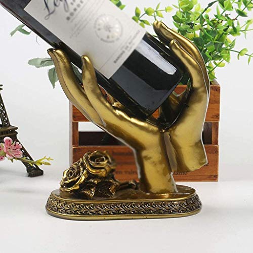 CZDYUF Personalized Wine Rack, Creative European-style Living Room Wine Bottle Rack, Wine Glass Rack Resin