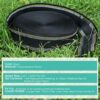 2 1/4 Inch x 200 Ft Lawn Chair Webbing with 100 Pieces Webbing Clips Lawn Chair Re Web Kit Chair Replacement Webbing Patio Furniture Outdoor Chai