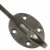 Bridewell Ironmongery 5 X Cast Iron Double Coat Hook Antique Iron New