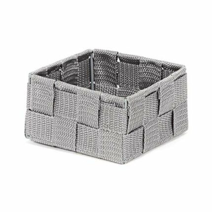 Compactor Stan Small Drawer Storage Organiser Basket, 12 x 12 x 7cm, Grey