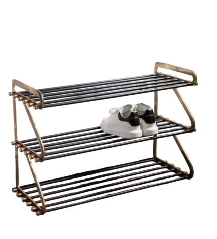 ACL Shoe Rack for Shoe Storage – 3 Tier Storage Unit Wardrobe Organizer – 84 x 34 x 53 cm Durable and Elegant Shoe Organiser for Entryway, Hallwa