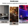 EYLINK Rustic Hanging Wine Rack, Industrial Ceiling Mount Shelf, 2 Tier Vintage Display Wine Storage Holder with Stemware Glass Shelf and Guard R