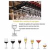 Stylish Simplicity Industrial Wine Glass Stylish Simplicity Frame Retro Iron Inverted High Glass Cup Holder Kitchen or Office Tableware Bottle Ho