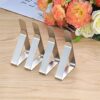 通用 24 Pcs Tablecloth Clips, Table Cloth Clips Clamps, Table Cloth Cover Holders Clips, Flexible Stainless Steel Picnic Tables Clamps Clips for Ho