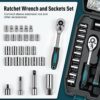 Sundpey Home Tool Kit 281-PCs - Protable Complete Basic Hand Repair General Tool Sets for Men Women - Tool Set with Socket Wrench Set & Screwdriv