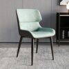 Kitchen Dining Room Furniture Chairs Modern Kitchen Dining Chairs Set Of 4 Water Proof PU Leather Side Chair with Carbon Stee Legs Kitchen Living