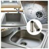 TAORANJU 2 Pcs Sink Fastening Accessories 45mm Sink Basket Screw Wash Basin Screw Sink Bolt Screw for Kitchen Bath Fixtures