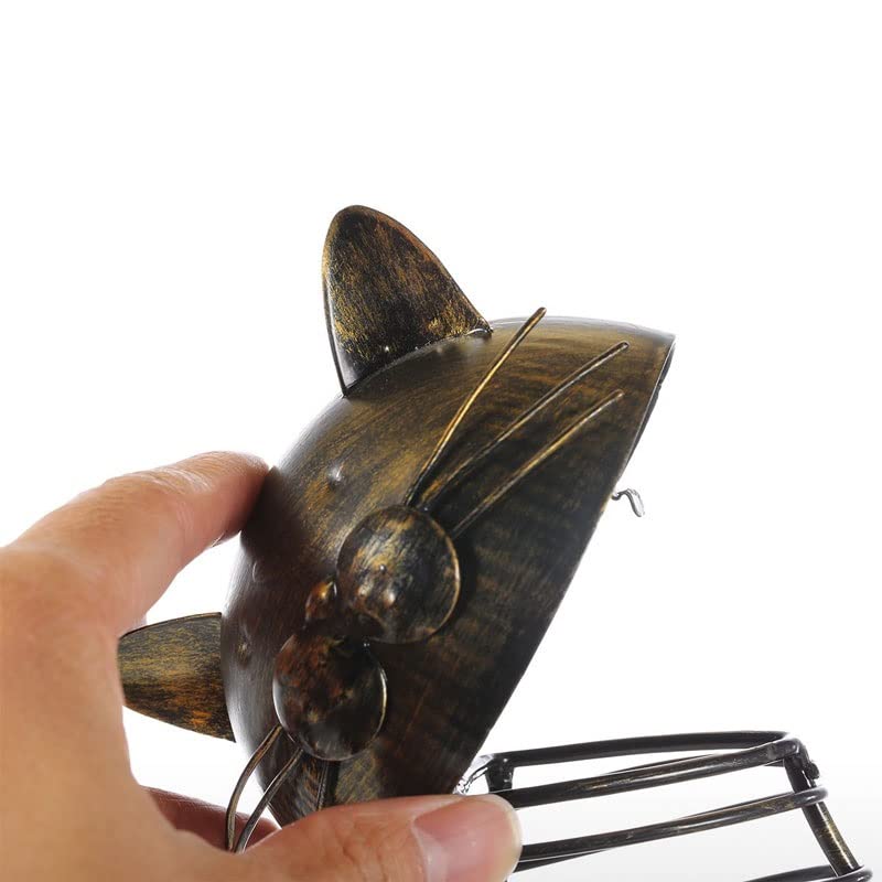 TFIIEXFL Holder Shelf Metal Sculpture Practical Sculpture Wine Stand Home Decoration Interior Crafts