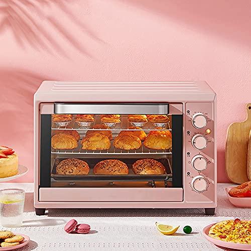 JJINPIXIU Multi-function Oven, 42L Large-capacity Electric Oven, Three-layer Roasting Position, With Bakeware Grilling Net, Intelligent Household