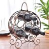 NEOCHY Creative Wine Rack, Multi-Bottle Wine Rack, Stylish Wine Rack, Iron Ornaments