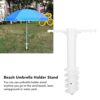 TOPINCN Beach Umbrella Sand Anchor, One Size Fits All Beach Umbrellas, with 5-Spiral Design, Safe Stand for Strong Winds