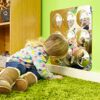 TickiT 72408 Large 9-Domed Acrylic Mirror Panel & 54517 SiliShapes Sensory Circle Set