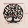 wine racks metal Wall Mounted Circular Wine Racks European Style Iron Multi-bottle Red Wine Bottle Holder Upside Down Wine Racks (black, bronze,