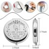 PLITI Dog Lover Compact Mirror Horse Lover Gift I Like Horses & Dogs and Maybe 3 People Pocket Mirror for Women (Horses Dogs People MM)