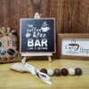 XiA MiLL 5P Coffee Bar Sign Décor, coffee table décor, Coffee Decor for Coffee Bar Accessories,Coffee Bar Tiered Tray Decor,Coffee Lover Gift