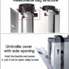 伟 祥 Automatic Wet Umbrella Bag Wrapper, Double Wet Umbrella Wrapper Stand, Umbrella Bag Dispenser, ommercial Umbrella Packing Machine with Umbrel