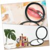 Beavorty 3pcs magnifying mirror round makeup mirror with lights shower mirror fogless for shaving double sided compact mirror folding compact mir