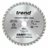 Trend CraftPro Triple Pack of Medium/Fine Finish TCT Saw Blades for DC390, DWE007, DCS391, DC391N Circular Saws, 165mm x 20mm Bore, 24 & 40 Teeth
