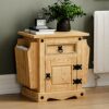 Amazon Brand - Movian Corona Magazine Table, 1 Drawer, Solid Pine Wood, 51.5 x 54 x 38 cm