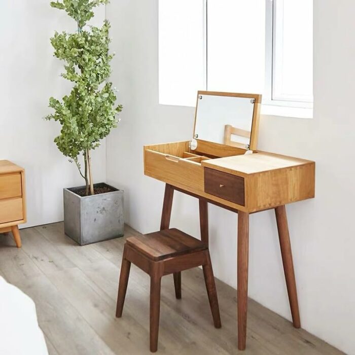 JJZXD Bedroom Nightstand Corner Table Furniture Bedroom Nightstand Large Storage Space Bedside Cabinet