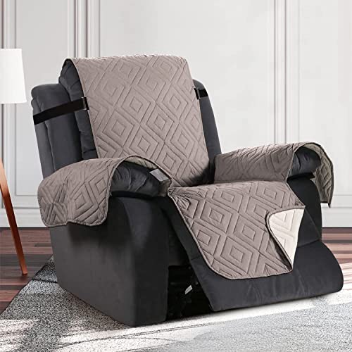 Moonlight Bedding Sofa Cover 3 Seater Reversible Quilted Sofa Covers Adjustable Waterproof Elastic Straps Sofa Covers, Pets & Kids & Sofa Protect