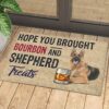 Agriism Door Mat Indoor Entrance Porch Welcome Funny Non Slip Rugs To Knock Aand Get The German Shepherds Involved Doormat Home Decor Home Decor