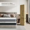 Vesgantti 4FT Small Double Mattress, 11 Inch Pocket Sprung Mattress Small Double with Breathable Foam and Individually Pocket Spring - Medium, Lu