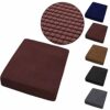 Kisbeibi Stretch Sofa Slipcover,Washable Couch Covers Seat Cushion Cover Replacement with Elastic Bottom Universal(Gray)